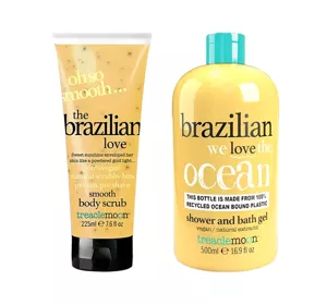 TREACLEMOON BRAZILIAN LOVE НАБОР ПИЛИНГ + ГЕЛЬ ДЛЯ ДУША