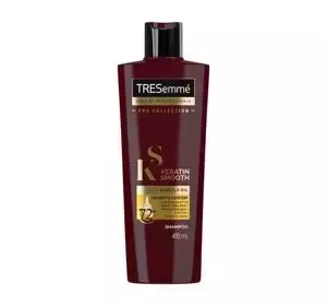 TRESEMME KERATIN SMOOTH РАЗГЛАЖИВАЮЩИЙ ШАМПУНЬ ДЛЯ ВОЛОС С КЕРАТИНОМ 400МЛ