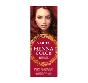 VENITA HENNA COLOR ТОНИРУЮЩИЙ БАЛЬЗАМ С ЭКСТРАКТОМ ХНИ 11 BURGUND 75МЛ