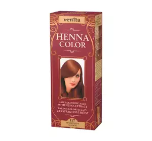 VENITA HENNA COLOR ТОНИРУЮЩИЙ БАЛЬЗАМ С ЭКСТРАКТОМ ХНИ 117 МАХАГОН 75МЛ