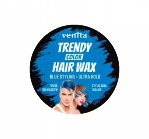 VENITA TRENDY COLOR HAIR WAX ТОНИРУЮЩИЙ ВОСК ДЛЯ УКЛАДКИ ВОЛОС BLUE 75Г