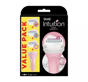 WILKINSON SWORD INTUITION VARIETY EDITION БРИТВА ДЛЯ ЖЕНЩИН + 2 КАРТРИДЖА