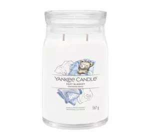 YANKEE CANDLE SIGNATURE АРОМАТИЧЕСКАЯ СВЕЧА SOFT BLANKET 567Г