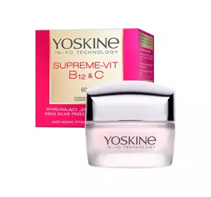 YOSKINE SUPREME-VIT B12 + C ЗАПОЛНЯЮЩИЙ ДНЕВНОЙ КРЕМ ПРОТИВ МОРЩИН 60+ 50 МЛ