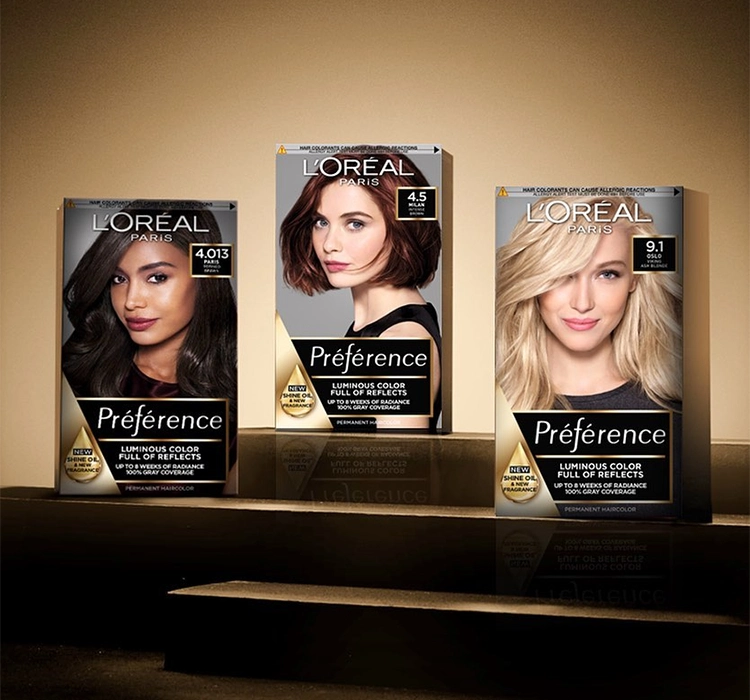 Краска для волос LOREAL Preference Cool Blondes оттенок 8.1 Копенгаген светло-русый пепельный