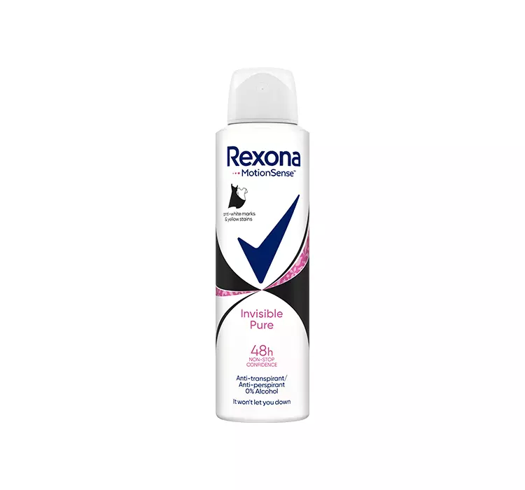 Rexona Invisible Pure antiperspirant deodorant spray for women 150 ml - VMD  parfumerie - drogerie