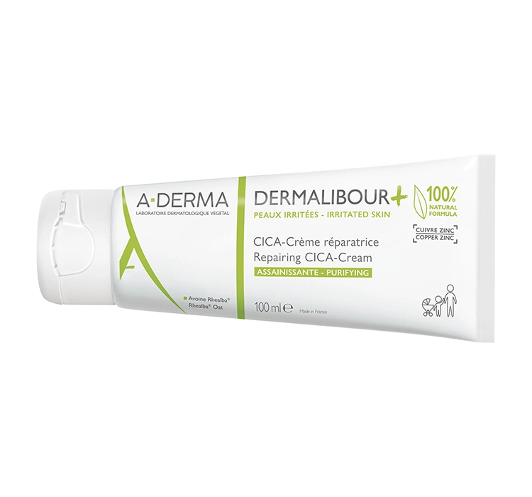 A-DERMA DERMALIBOUR CICA ВОССТАНАВЛИВАЮЩИЙ КРЕМ 100МЛ