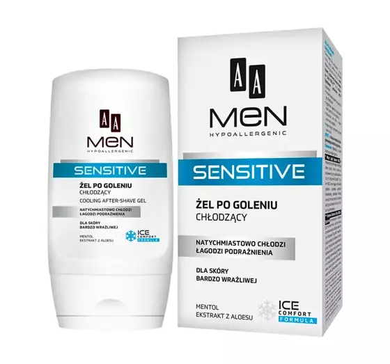 AA MEN SENSITIVE ОХЛАЖДАЮЩИЙ ГЕЛЬ ПОСЛЕ БРИТЬЯ 100МЛ