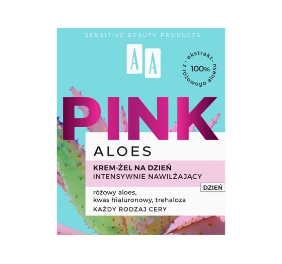 AA PINK ALOES ИНТЕНСИВНО-УВЛАЖНЯЮЩИЙ КРЕМ-ГЕЛЬ НА ДЕНЬ 50МЛ