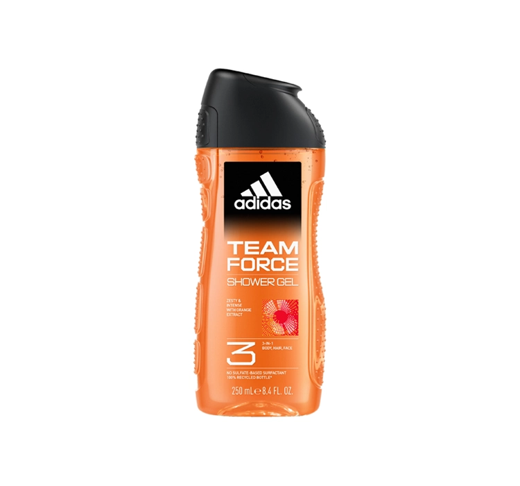 ADIDAS TEAM FORCE ГЕЛЬ ДЛЯ ДУША 3В1 250ML