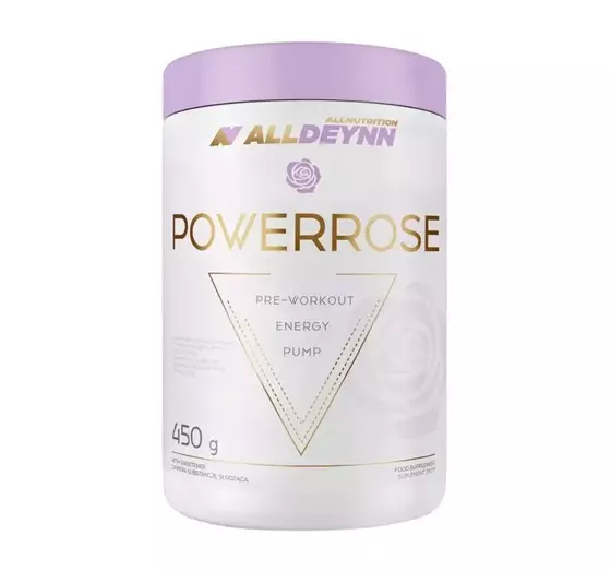 ALLNUTRITION ALLDEYNN POWERROSE ПРЕДТРЕНИРОВОЧНАЯ ДОБАВКА APPLE 450Г