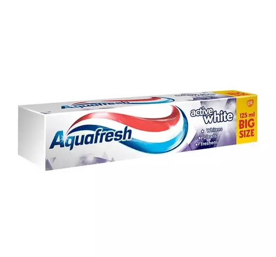 AQUAFRESH ACTIVE WHITE ЗУБНАЯ ПАСТА 125МЛ