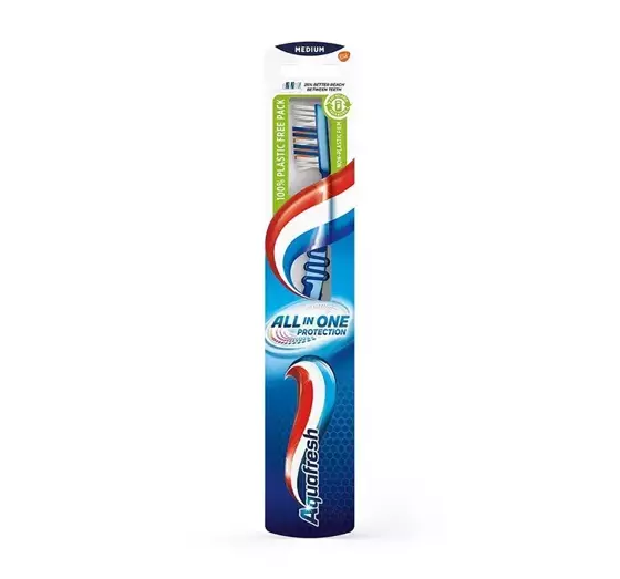 AQUAFRESH ALL IN ONE PROTECTION ЗУБНАЯ ЩІТКА MEDIUM