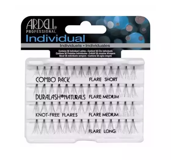 ARDELL COMBO 6-PACK ПУЧКИ РЕСНИЦ  SHORT MEDIUM LONG