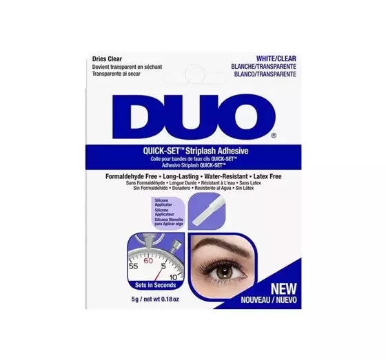 ARDELL DUO QUICK SET КЛЕЙ ДЛЯ ИСКУСТВЕННЫХ РЕСНИЦ WHITE CLEAR 5Г