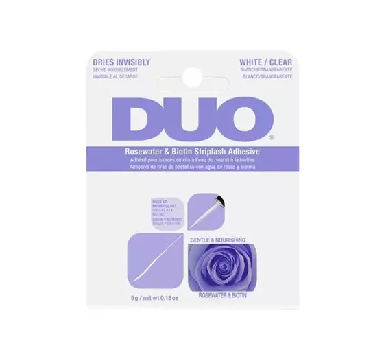 ARDELL DUO ROSEWATER BIOTIN КЛЕЙ ДЛЯ НАКЛАДНЫХ РЕСНИЦ CLEAR 5Г