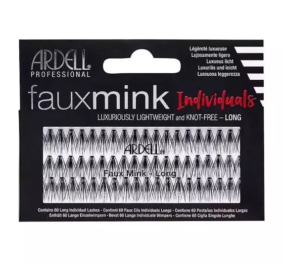 ARDELL FAUX MINK INDIVIDUALS ИСКУССТВЕННЫЕ РЕСНИЦЫ В ПУЧКАХ LONG 60 ШТУК