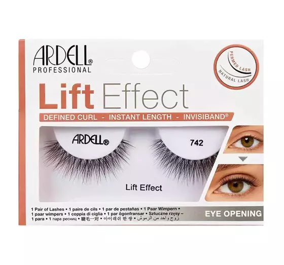 ARDELL LIFT EFFECT НАКЛАДНЫЕ РЕСНИЦЫ НА ПОЛОСКЕ 742