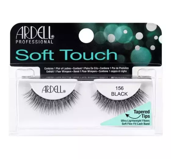 ARDELL SOFT TOUCH НАКЛАДНЫЕ ЛЕНТОЧНЫЕ РЕСНИЦЫ 156 BLACK ЧЕРНЫЕ