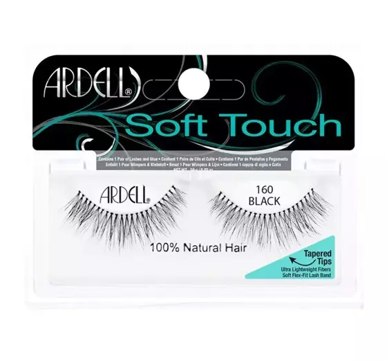 ARDELL SOFT TOUCH НАКЛАДНЫЕ ЛЕНТОЧНЫЕ РЕСНИЦЫ 160 BLACK