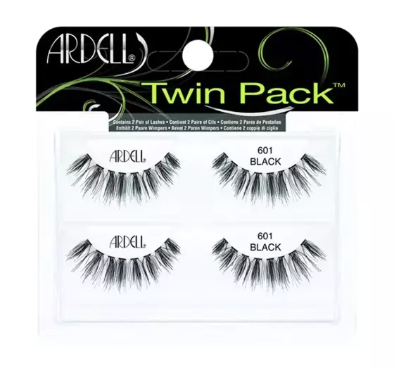 ARDELL TWIN PACK НАКЛАДНЫЕ ЛЕНТОЧНЫЕ РЕСНИЦЫ 601 BLACK 2 ПАРЫ