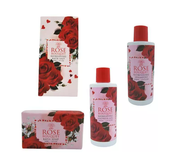 Aurora Rose Bouquet Bath Set подарочный набор косметики для ванны