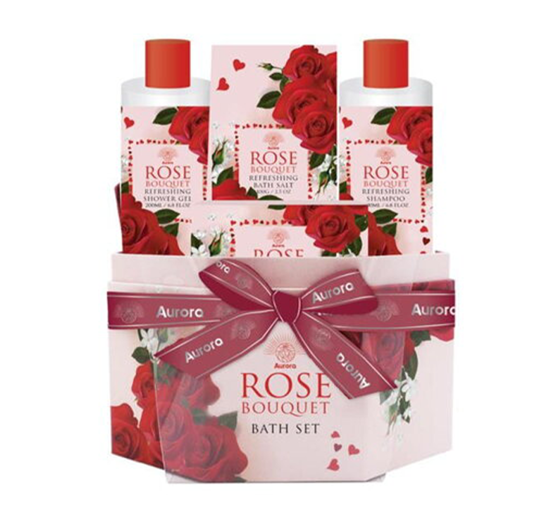 Aurora Rose Bouquet Bath Set подарочный набор косметики для ванны