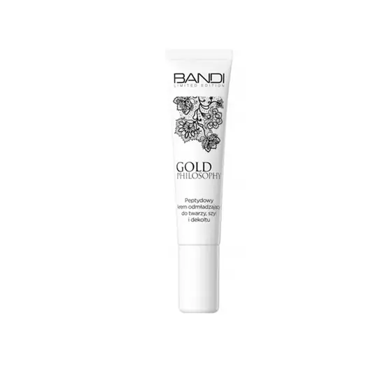 BANDI PROFESSIONAL GOLD PHILOSOPHY ПЕПТИДНЫЙ ОМОЛАЖИВАЮЩИЙ КРЕМ ДЛЯ ЛИЦА, ШЕИ И ЗОНЫ ДЕКОЛЬТЕ 14МЛ