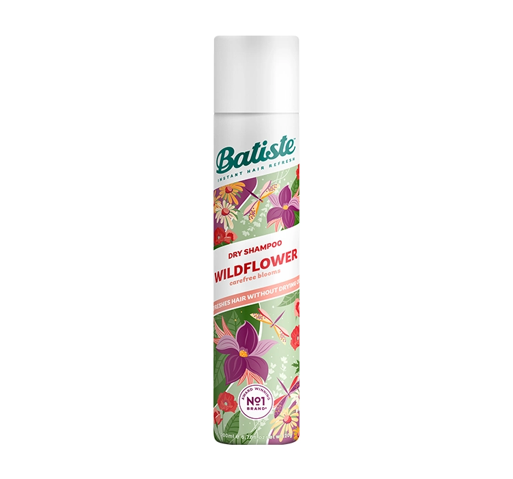 BATISTE DRY SHAMPOO СУХОЙ ШАМПУНЬ WILDFLOWER 200МЛ