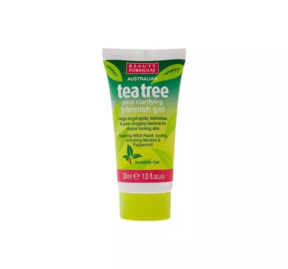 BEAUTY FORMULAS TEA TREE SKIN CLARIFYING BLEMISH GEL ТОЧЕЧНЫЙ ПРЕПАРАТ ПРОТИВ АКНЕ 30МЛ