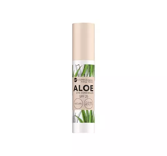 BELL HYPOALLERGENIC ALOE EYE CONCEALER SPF 25 КОРРЕКТОР ПОД ГЛАЗА 01 LIGHT 4,8Г