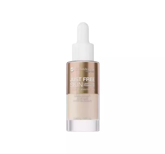 BELL HYPOALLERGENIC JUST FREE SKIN LIGHT LIQUID FOUNDATION ТОНАЛЬНОЕ СРЕДСТВО 02 NATURAL 24Г