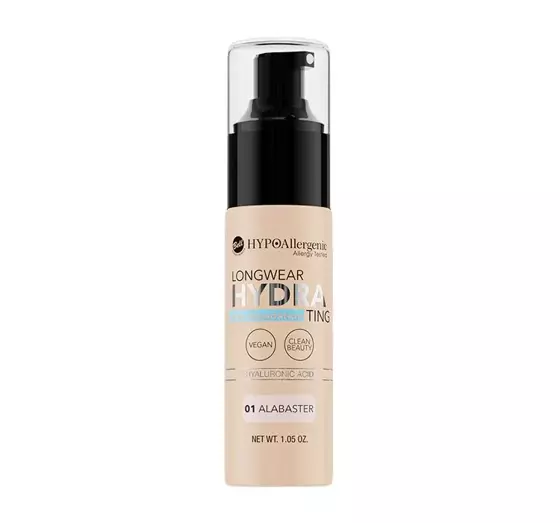 BELL HYPOALLERGENIC LONGWEAR HYDRATING BALM FOUNDATION ТОНАЛЬНАЯ ОСНОВА С ГИАЛУРОНОВОЙ КИСЛОТОЙ 01 30Г