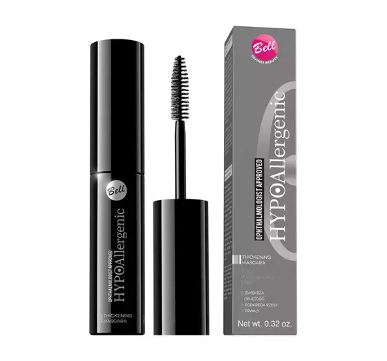 BELL HYPOALLERGENIC THICKENING MASCARA ТУШЬ ДЛЯ РЕСНИЦ 9Г