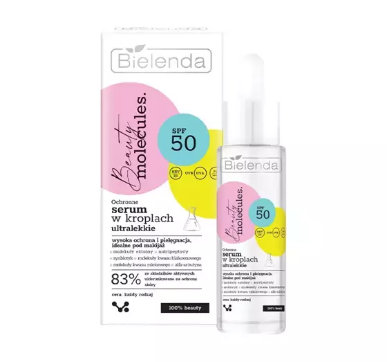 BIELENDA BEAUTY MOLECULES СОЛНЦЕЗАЩИТНАЯ СЫВОРОТКА SPF50 30МЛ