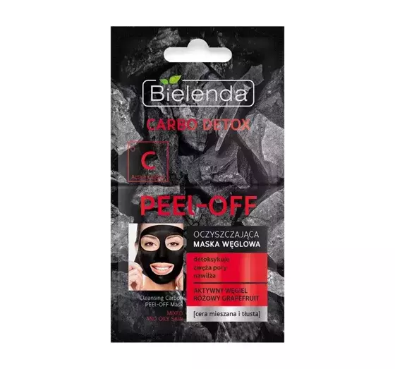 BIELENDA CARBO DETOX ЧЕРНАЯ МАСКА С УГЛЕМ PEEL OFF