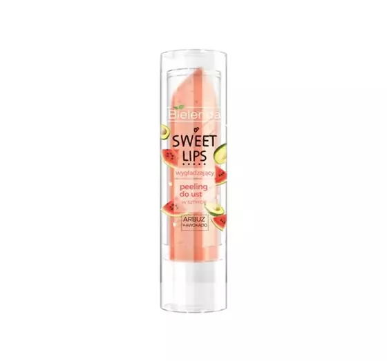 BIELENDA SWEET LIPS РАЗГЛАЖИВАЮЩИЙ ПИЛИНГ ДЛЯ ГУБ АРБУЗ + АВОКАДО 4,3Г