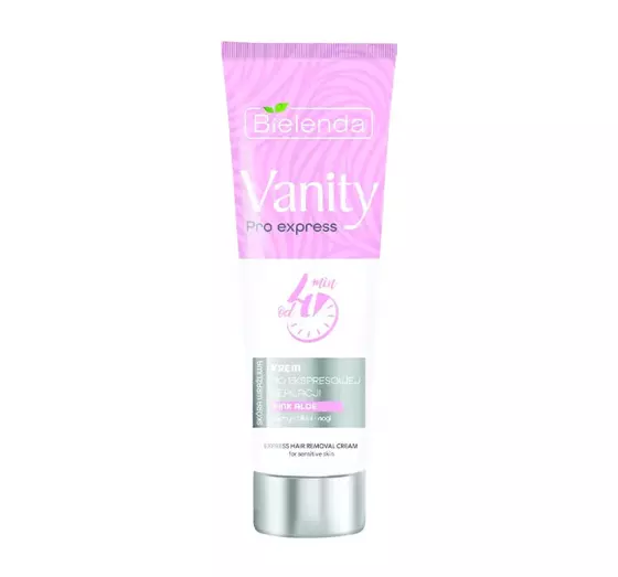 BIELENDA VANITY PRO EXPRESS КРЕМ ДЛЯ ДЕПИЛЯЦИИ PINK ALOE 75МЛ