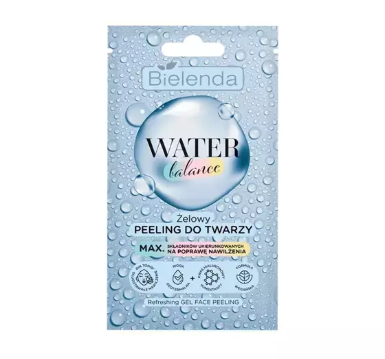 BIELENDA WATER BALANCE ГЕЛЕВЫЙ ПИЛИНГ ДЛЯ ЛИЦА 7Г