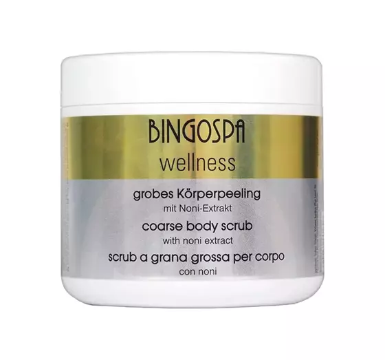 BINGOSPA BODY SCRUB LOYUS AND NONI ГРУБОЗЕРНИСТЫЙ ПИЛИНГ ДЛЯ ТЕЛА 550Г