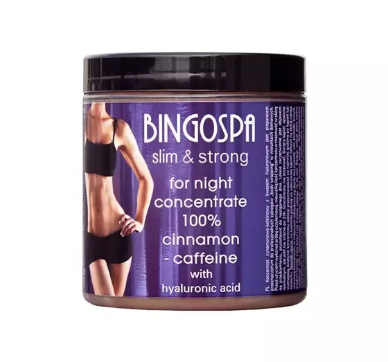 BINGOSPA SLIM & STRONG КОНЦЕНТРАТ С КОРИЦЕЙ, КОФЕИНОМ И ГИАЛУРОНОВОЙ КИСЛОТОЙ 250Г