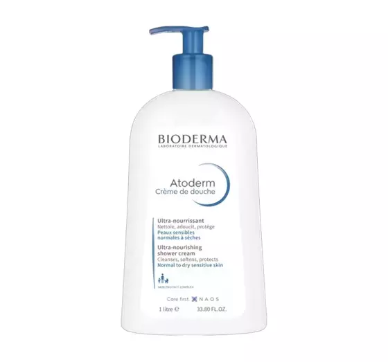 BIODERMA ATODERM CREME DE DOUCHE ГЕЛЬ ДЛЯ МЫТЬЯ ЛИЦА И ТЕЛА 1Л