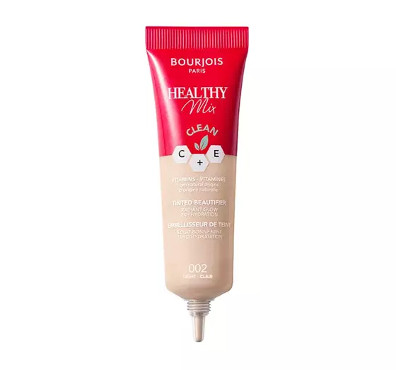 BOURJOIS HEALTHY MIX УВЛАЖНЯЮЩИЙ ТОНАЛЬНЫЙ КРЕМ 002 LIGHT 30 МЛ