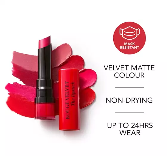 BOURJOIS ROUGE VELVET LIPSTICK МАТОВАЯ ПОМАДА 03