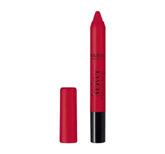 BOURJOIS VELVET THE PENCIL 2В1 ПОМАДА-КАРАНДАШ І КАРАНДАШ ДЛЯ ГУБ 15 ROUGE ES-CARMIN 3Г