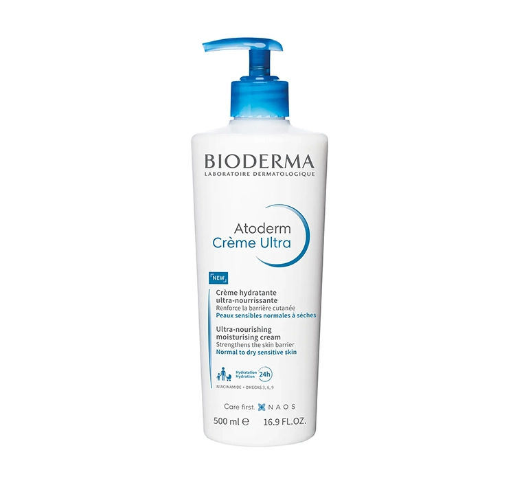 Bioderma Atoderm ультра увлажняющий крем для тела и лица 500 мл