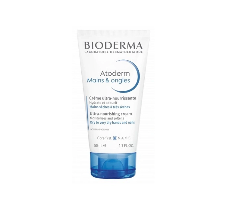 Bioderma Atoderm ультрапитательный крем для рук и ногтей 50 мл