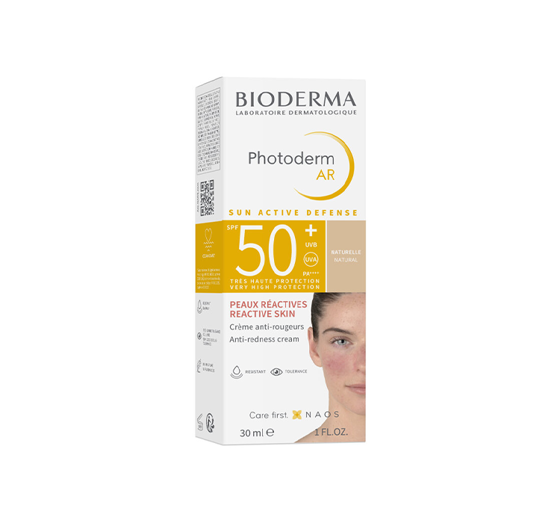 Bioderma Photoderm AR тональный крем SPF50+ для куперозной кожи Nude 30мл