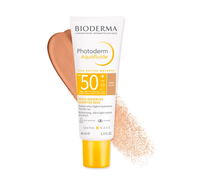 Bioderma Photoderm Aquafluide ультралегкий флюид SPF50+ Golden 40мл