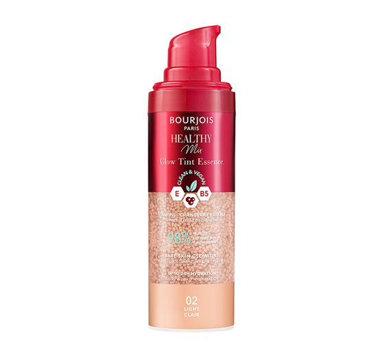 Bourjois Healthy Mix Clean Glow Tint тональное средство для лица 02 Light 30мл